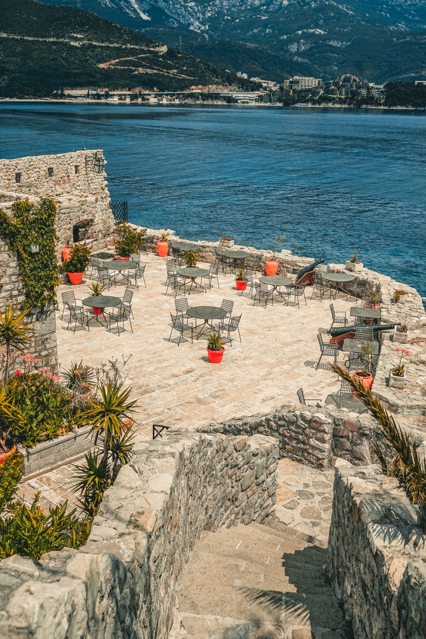 Mediterranean slow travel retreat scene